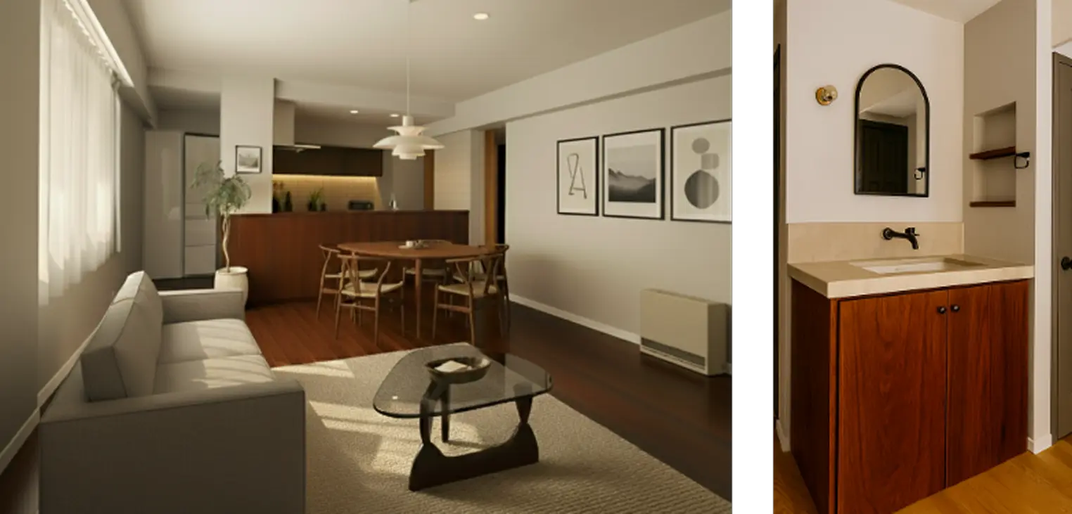 高品質パース・デザイン性のある販促資料